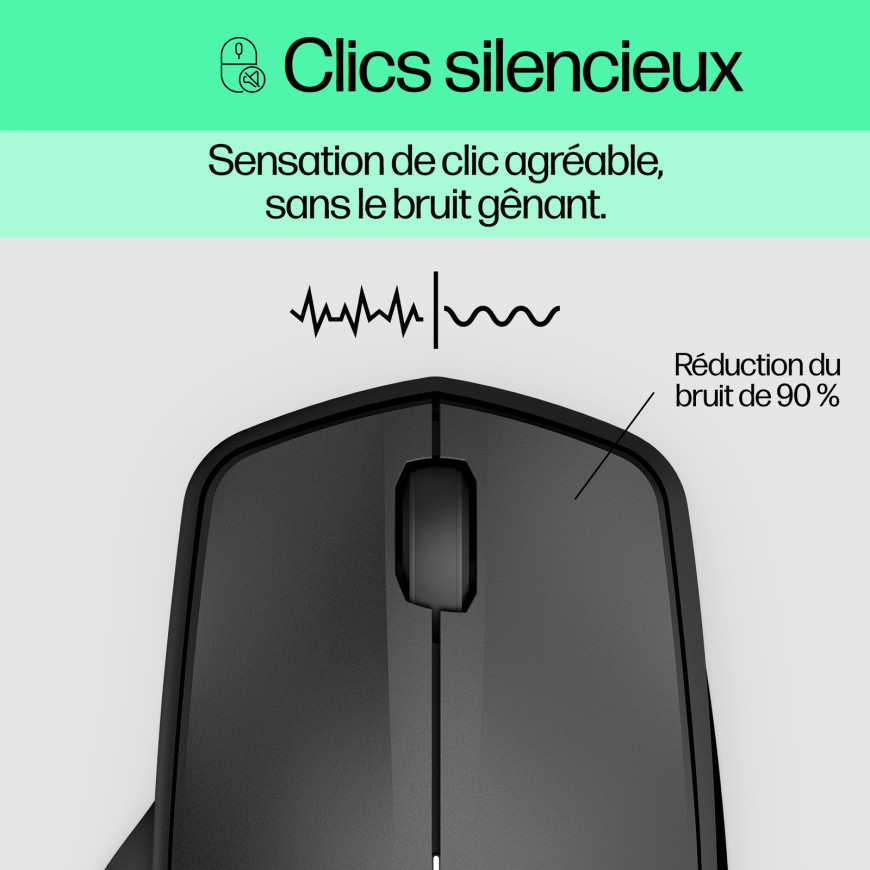 Souris sans fil silencieuse HP 280 (19U64AA)