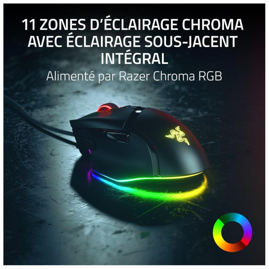Souris gaming filaire Razer Basilisk V3 35K (RZ01-05230100-R3M1)