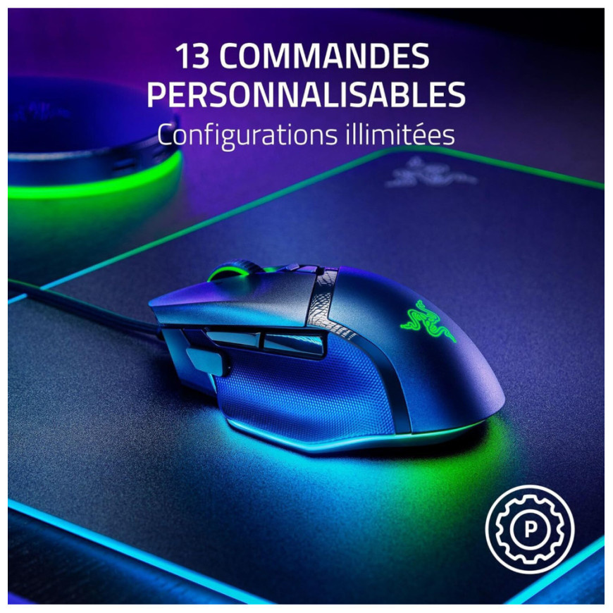 Souris gaming filaire Razer Basilisk V3 35K (RZ01-05230100-R3M1)