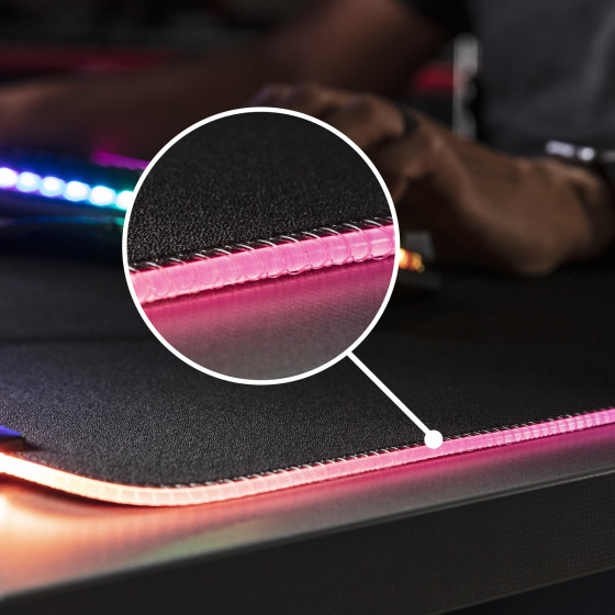 HyperX Tapis Pulsefire – Tapis de souris de gaming – Tissu (XXL) (4Z7X6AA)
