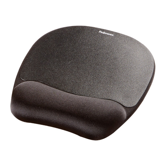Tapis de souris - repose-poignet Ergo Mousse Noir (9176501)