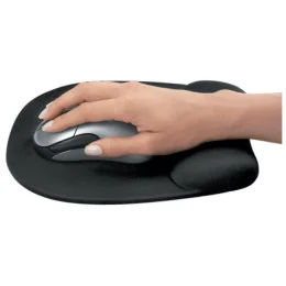  Tapis de souris - repose-poignet Ergo Mousse Noir  (9176501)