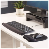 Tapis de souris - repose-poignet Ergo Mousse Noir (9176501)