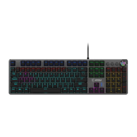 Clavier gaming rétroéclairé mécanique MSI FORGE GK310 RED - AZERTY (OS1-8ZA8015-000)