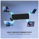 Ensemble sans fil souris + clavier Rapoo 9320M (AZERTY Français)