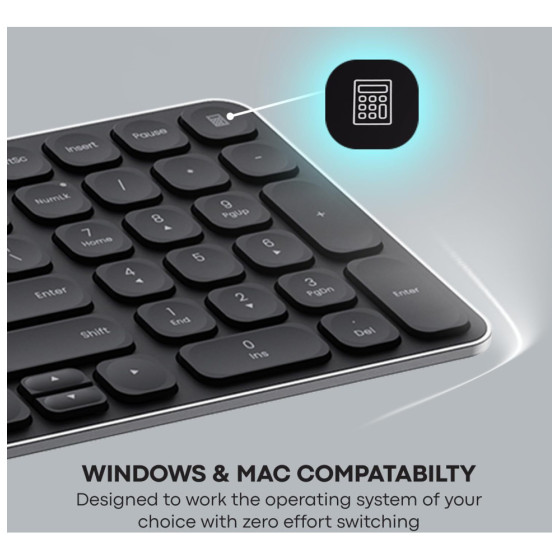 Ensemble sans fil souris + clavier Rapoo 9320M (AZERTY Français)