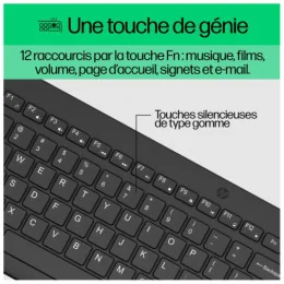  HP Ensemble combiné clavier et souris sans fil 330 - AZERTY  (2V9E6AA)