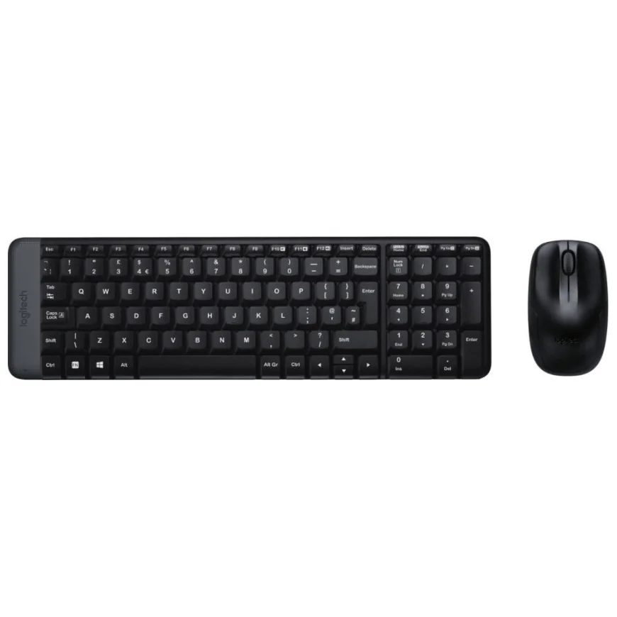 Clavier et souris sans fil Logitech MK220 - AZERTY (920-008318)