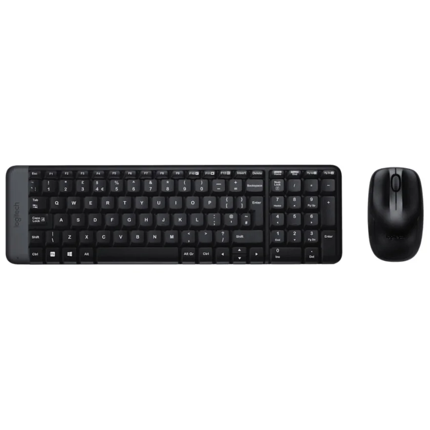 Ensemble clavier et souris sans fil Logitech MK220 - AZERTY (920-003160)