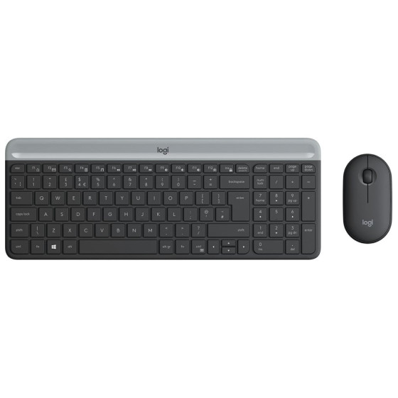 Ensemble clavier et souris sans fil ultra-fin Logitech MK470 AZERTY (920-009190)