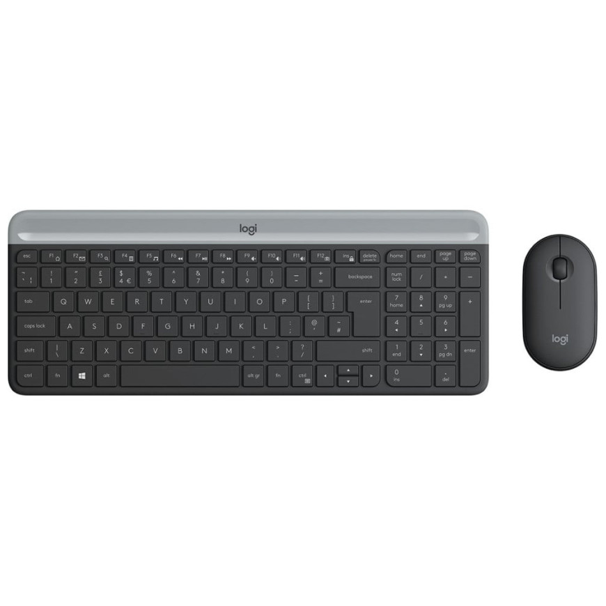 Ensemble clavier et souris sans fil ultra-fin Logitech MK470 AZERTY (920-009190)