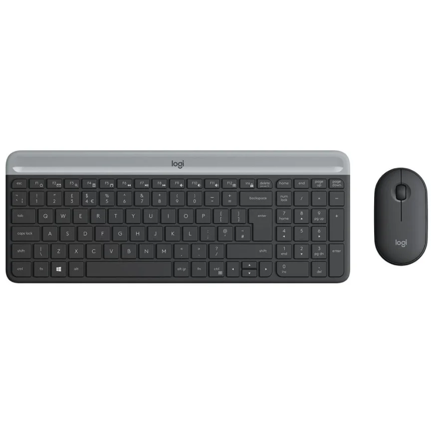 Ensemble clavier et souris sans fil ultra-fin Logitech MK470 AZERTY (920-009190)