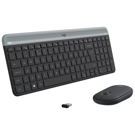 Ensemble clavier et souris sans fil ultra-fin Logitech MK470 AZERTY (920-009190)