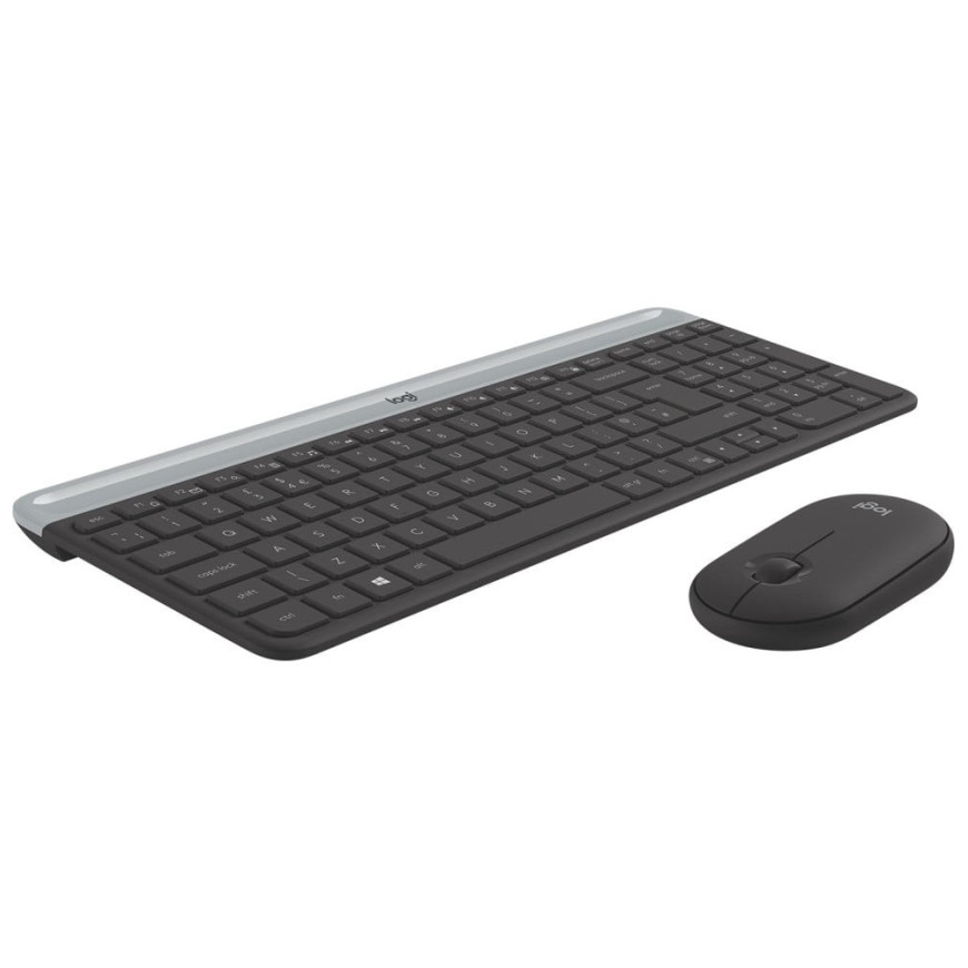 Ensemble clavier et souris sans fil ultra-fin Logitech MK470 AZERTY (920-009190)