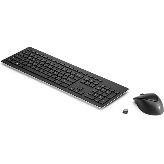 HP Souris et clavier sans fil rechargeables 950MK Souris et clavier sans fil - AZERTY (3M165AA)