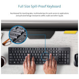 Ensemble sans fil souris + clavier Kensington compact Pro Fit - AZERTY (K75230FR)