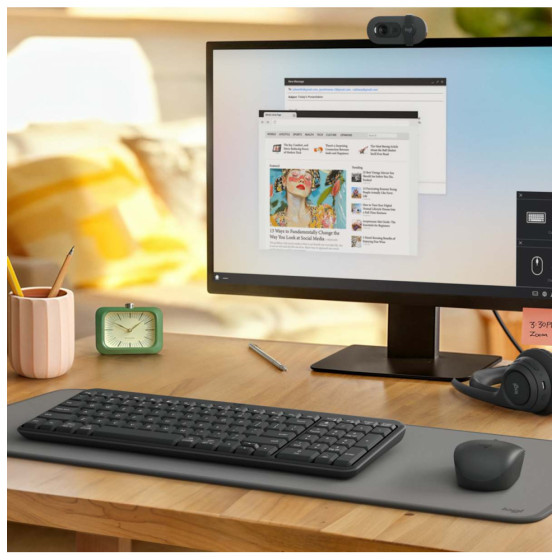 Ensemble clavier et souris sans fil Logitech MK250 Compact - AZERTY (920-013549)