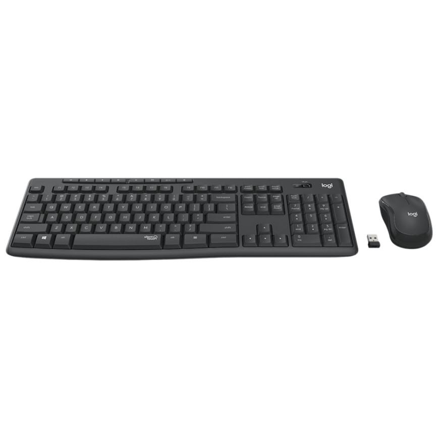 Ensemble clavier et souris sans fil Logitech MK295 Silent - AZERTY (920-009795)