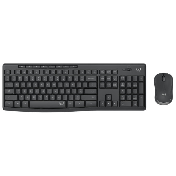 Ensemble clavier et souris sans fil Logitech MK295 Silent - AZERTY (920-009795)