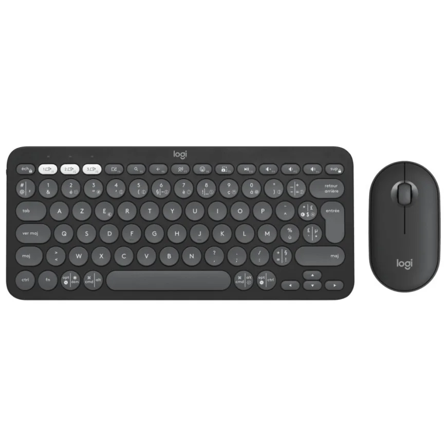 Ensemble clavier et souris sans fil Logitech Pebble 2 Combo