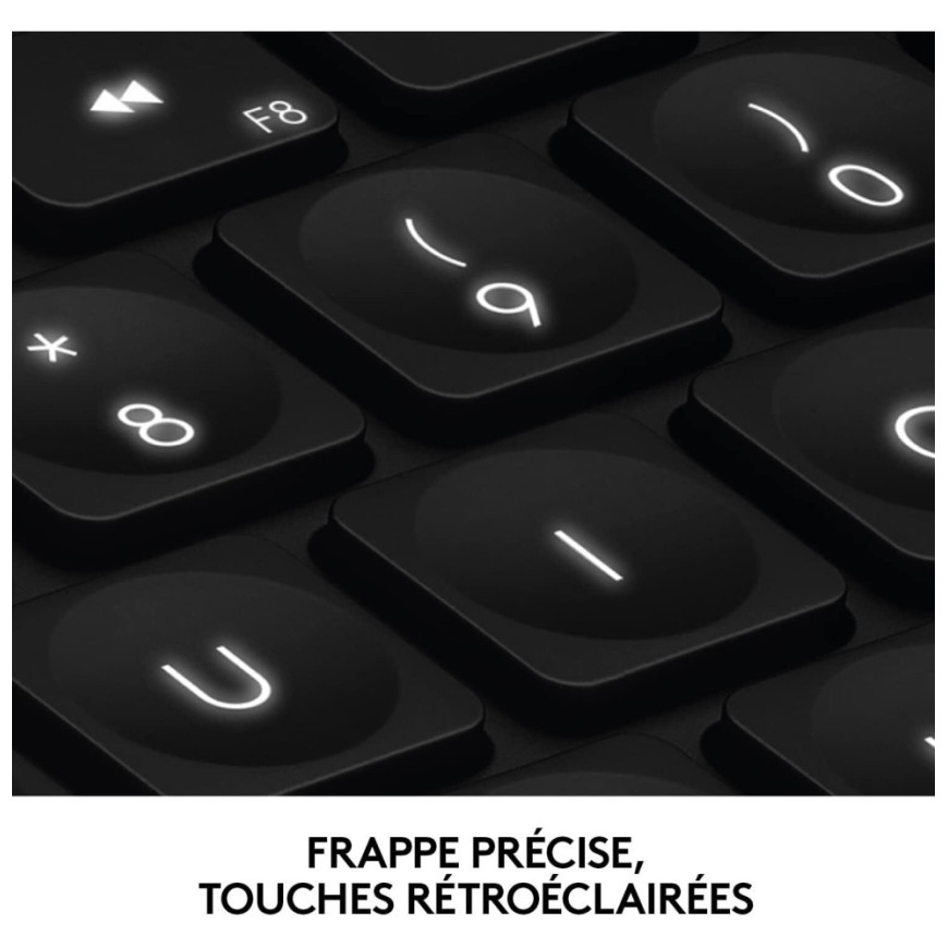 Clavier Bluetooth Multidispositif Logitech Craft - Français (AZERTY) (920-008497)