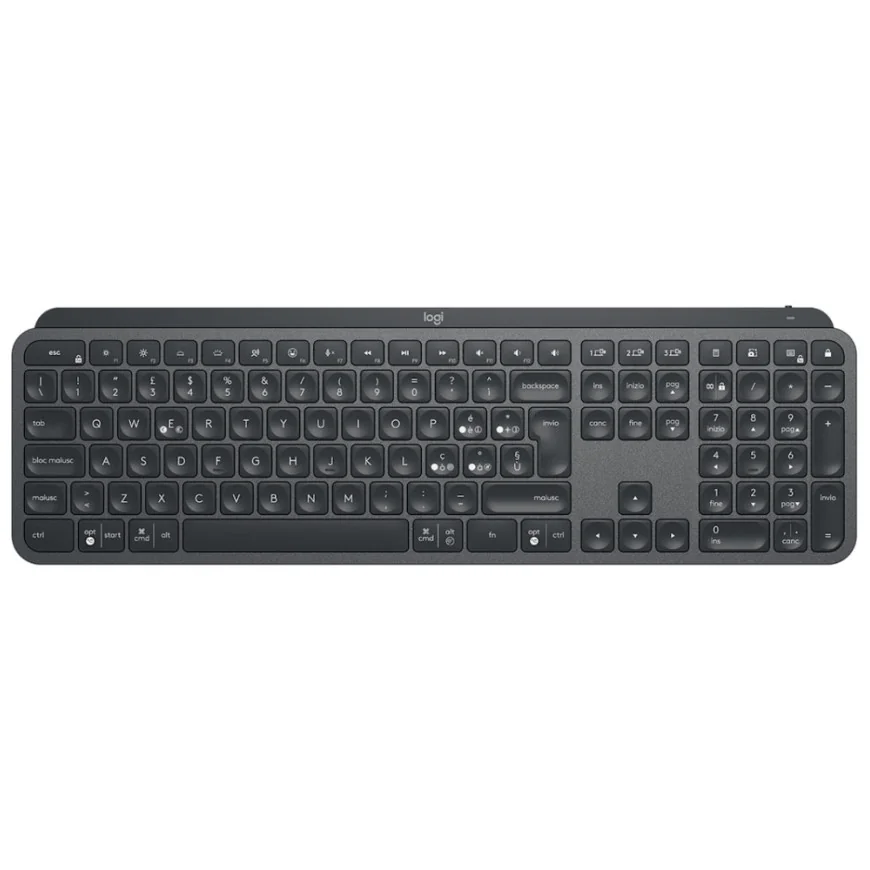 Clavier sans fil Bluetooth Logitech MX Master Keys for Business - US (Qwerty) (920-010251)