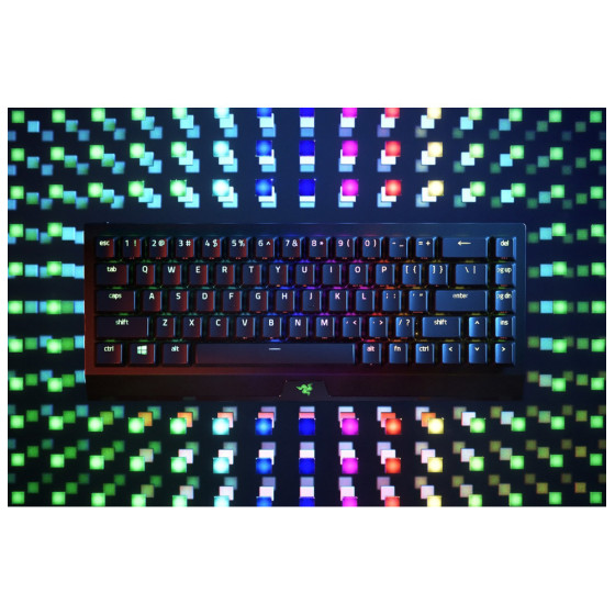 Clavier gamer sans fil Razer BlackWidow V3 Mini HyperSpeed (Yellow Switch) - AZERTY (8886419347217)