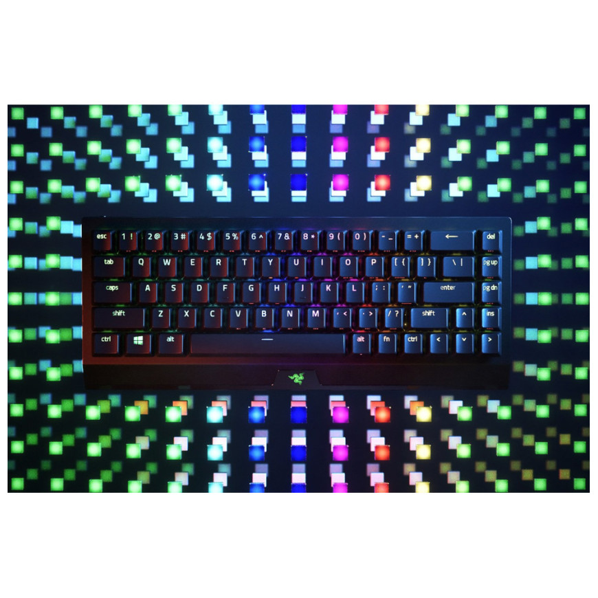 Clavier gamer sans fil Razer BlackWidow V3 Mini HyperSpeed (Yellow Switch) - AZERTY (8886419347217)