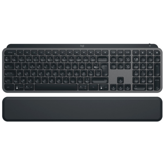 Clavier sans fil Logitech MX Keys Plus avec repose-poignets - AZERTY (920-009406)