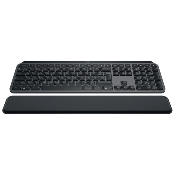 Clavier sans fil Logitech MX Keys Plus avec repose-poignets - AZERTY (920-009406)