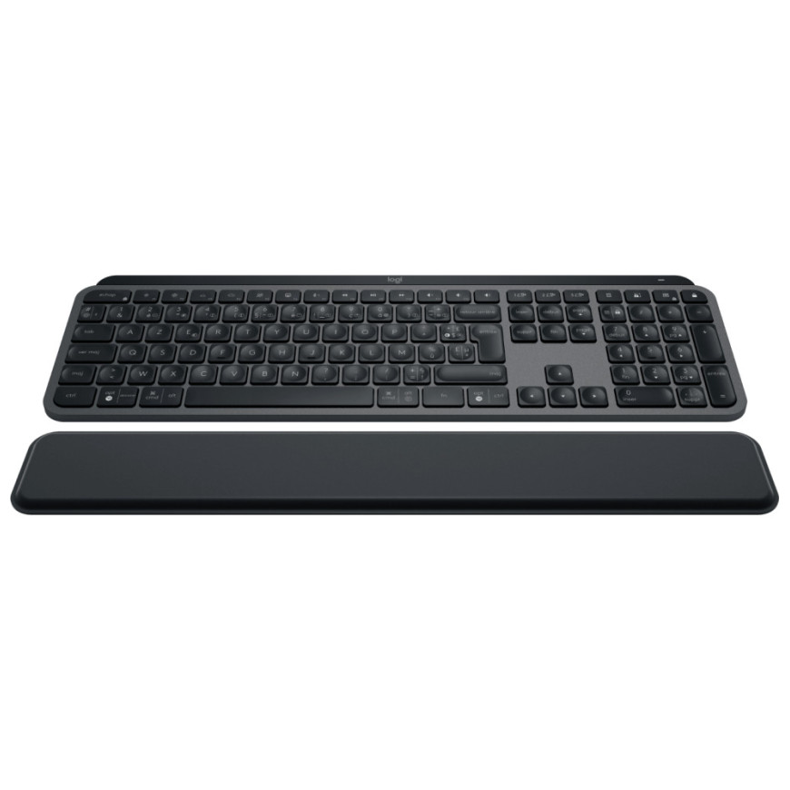 Clavier sans fil Logitech MX Keys Plus avec repose-poignets - AZERTY (920-009406)
