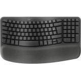 Logitech Wave Keys clavier RF sans fil + Bluetooth AZERTY Français Graphite (920-012286)