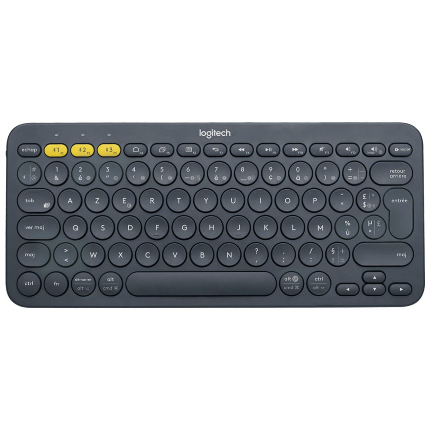 Clavier Bluetooth Multidispositif LOGITECH K380 Français (AZERTY) (920-007568)