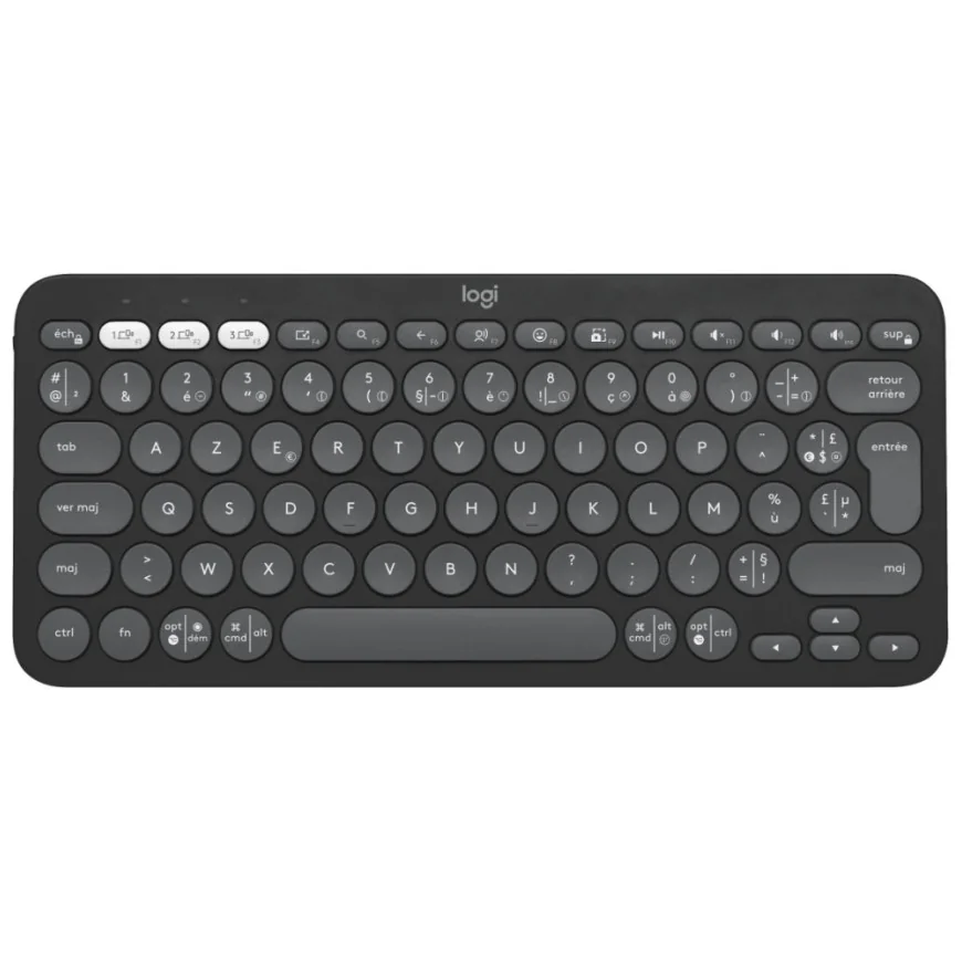 Clavier sans fil Logitech Pebble Keys 2 K380s - Français (AZERTY)