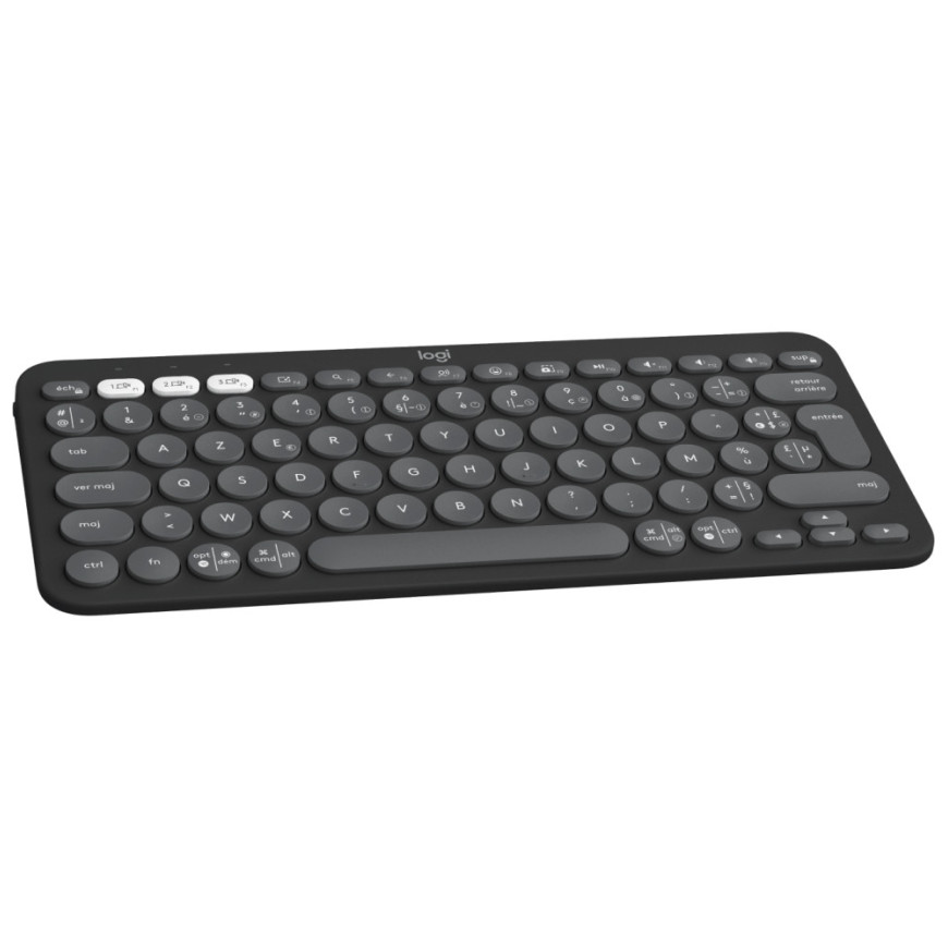 Clavier sans fil Logitech Pebble Keys 2 K380s - Français (AZERTY)