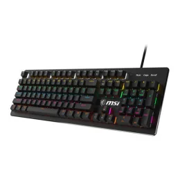  Clavier gaming rétroéclairé mécanique MSI FORGE GK300 BLUE - AZERTY