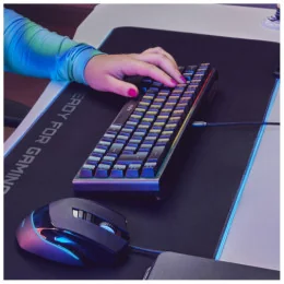  Clavier gaming rétroéclairé Energy Sistem ESG K4 Kompact RGB USB-C (AZERTY)