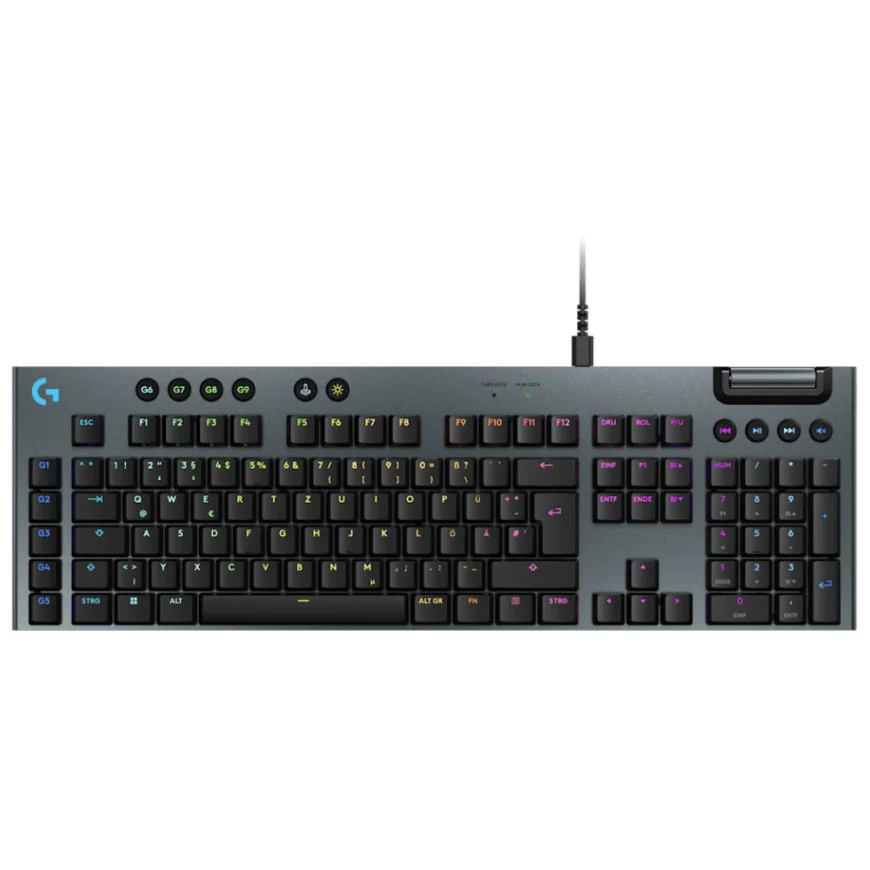 Clavier gaming rétroéclairé filaire Logitech G915 X à profil bas - QWERTY (920-012942)