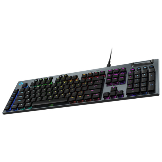  Clavier gaming rétroéclairé filaire Logitech G915 X à profil bas - QWERTY (920-012942)