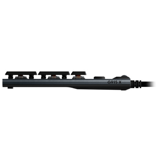  Clavier gaming rétroéclairé filaire Logitech G915 X à profil bas - QWERTY (920-012942)