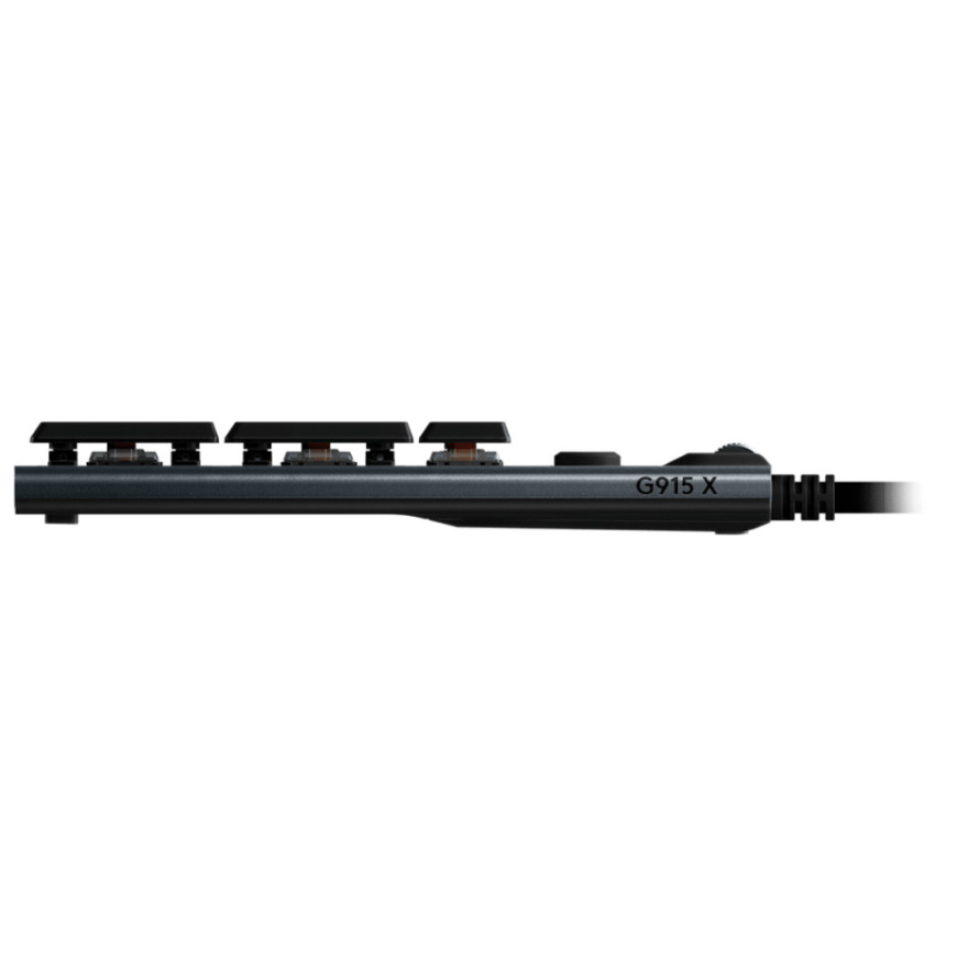  Clavier gaming rétroéclairé filaire Logitech G915 X à profil bas - QWERTY (920-012942)