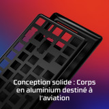 Clavier de jeu mécanique HyperX Alloy Origins PBT HX Rouge - AZERTY (639N3AA)