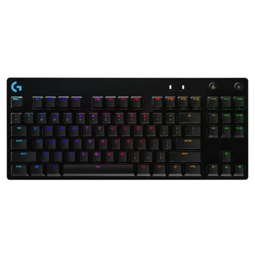 Clavier gaming rétroéclairé mécanique Logitech&nbsp;G&nbsp;PRO&nbsp;-&nbsp;Noir Français Azerty (920-009390) - Clavier avec fil - Rightech - le bon choix