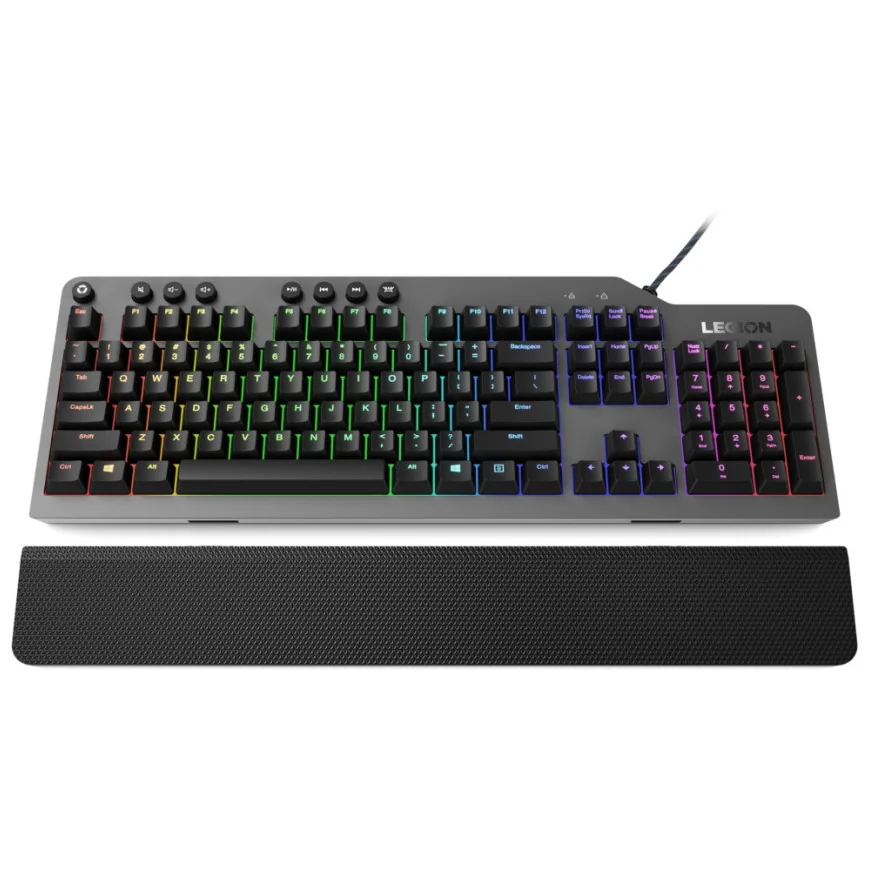 Clavier mécanique filaire gaming Lenovo Legion K500&nbsp;RGB&nbsp;- AZERTY Français (GY40T26483)