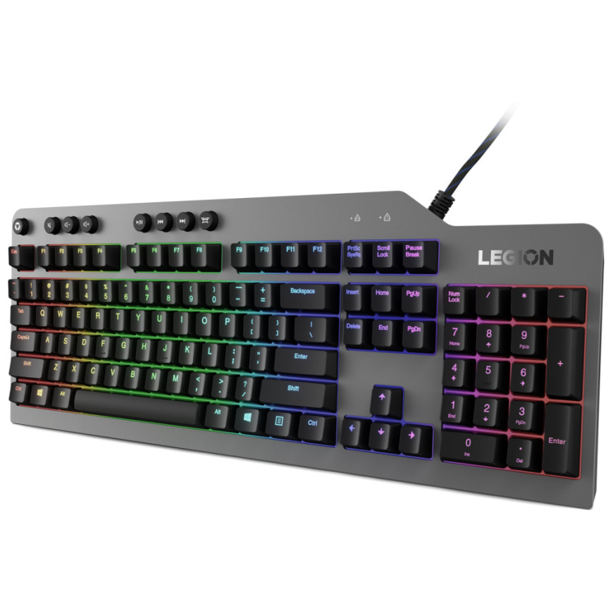Clavier mécanique filaire gaming Lenovo Legion K500 RGB - AZERTY Français (GY40T26483)