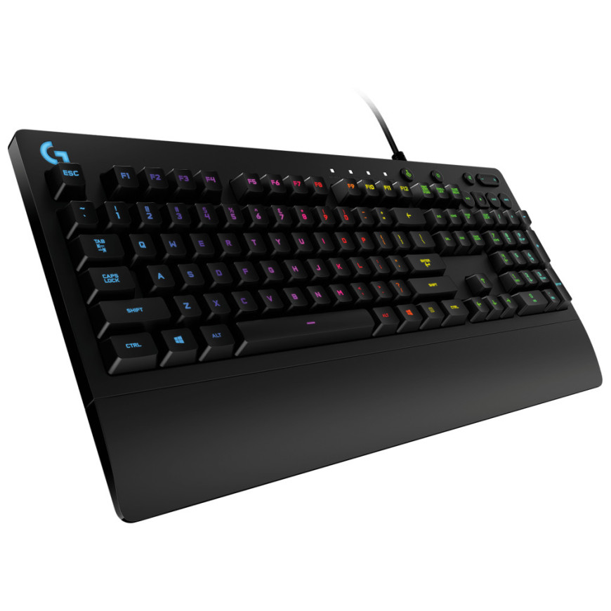 Clavier gaming G213 Prodigy de Logitech avec éclairage RVB et anti-ghosting Noir Français (Azerty)