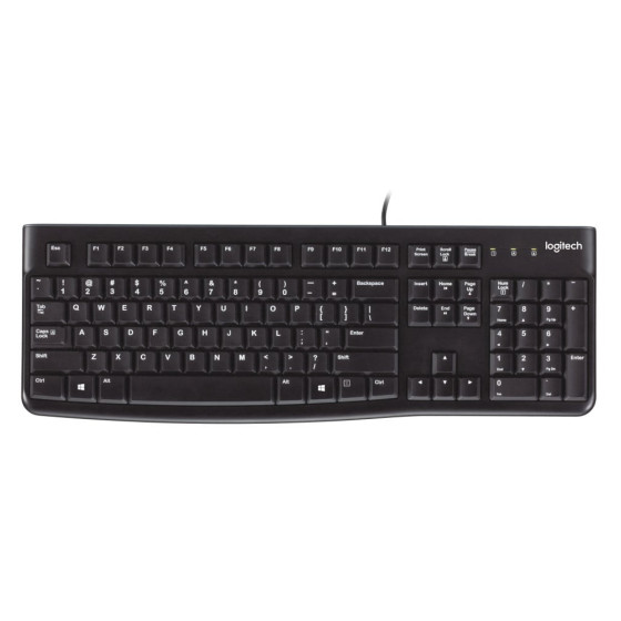 Clavier Logitech K120 USB Noir - QWERTY (920-002508)