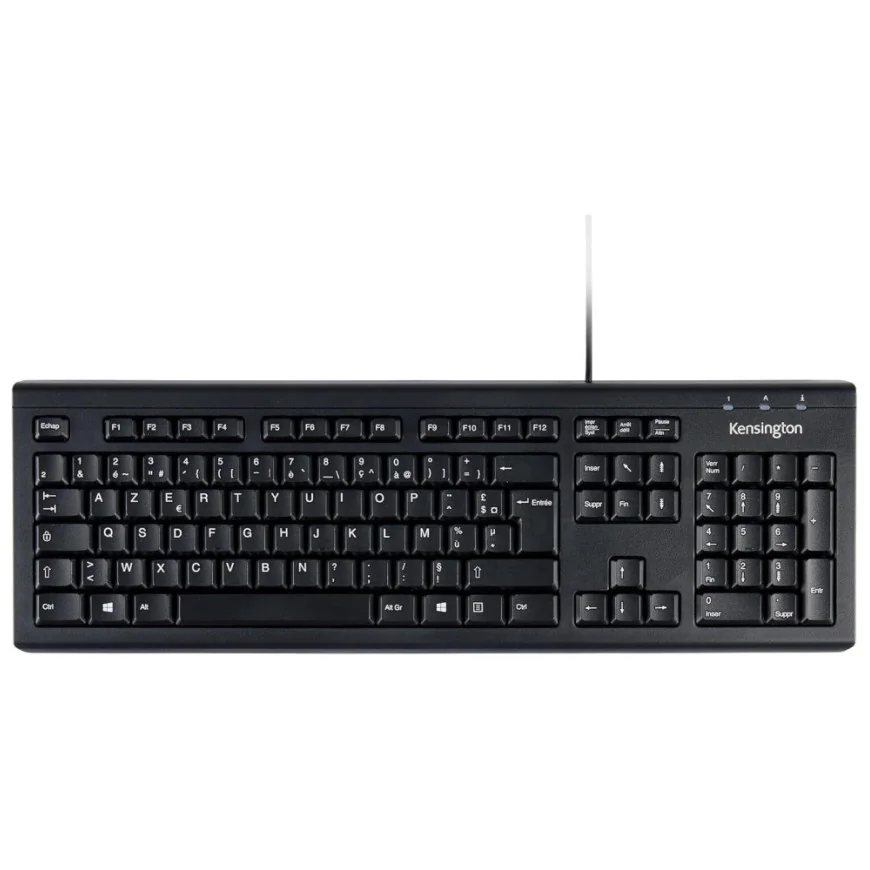 Clavier&nbsp;filaire Kensington&nbsp;ValuKeyboard&nbsp;USB&nbsp;-&nbsp;AZERTY (1500109FR)