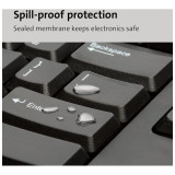 Clavier filaire Kensington ValuKeyboard USB - AZERTY (1500109FR)