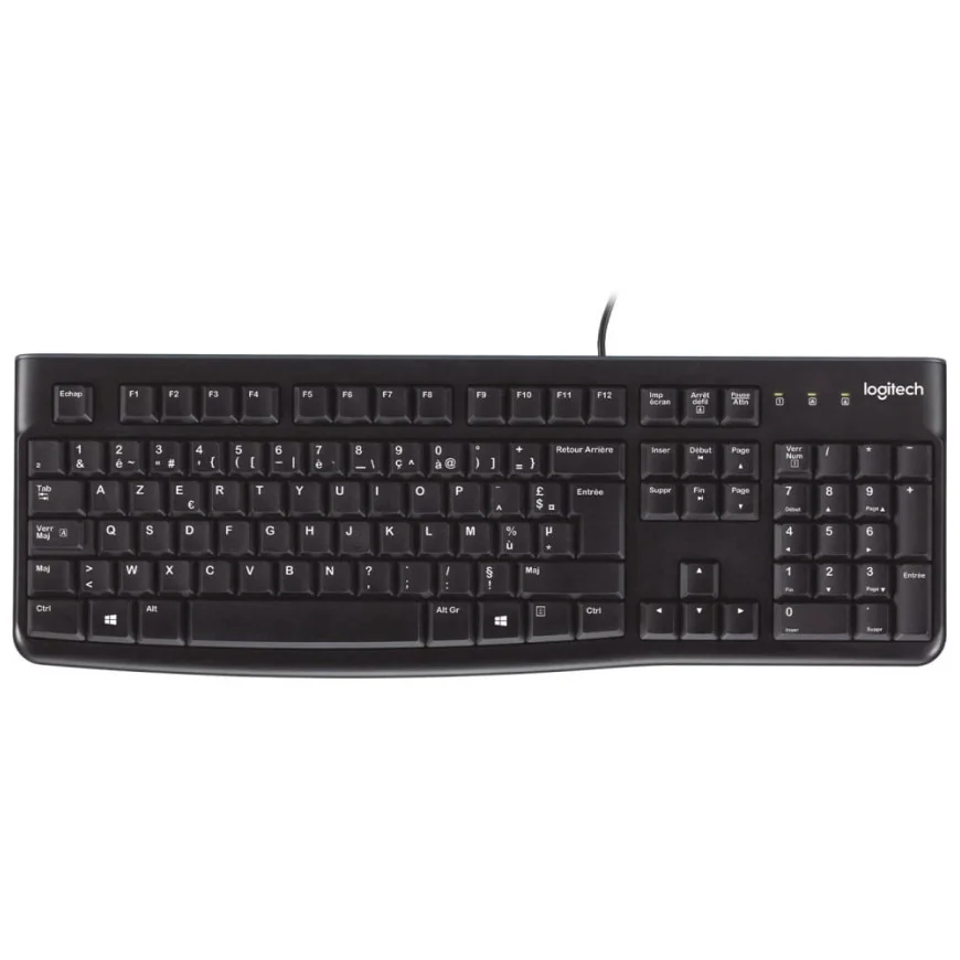 Clavier à connexion USB Logitech K120 - AZERTY
